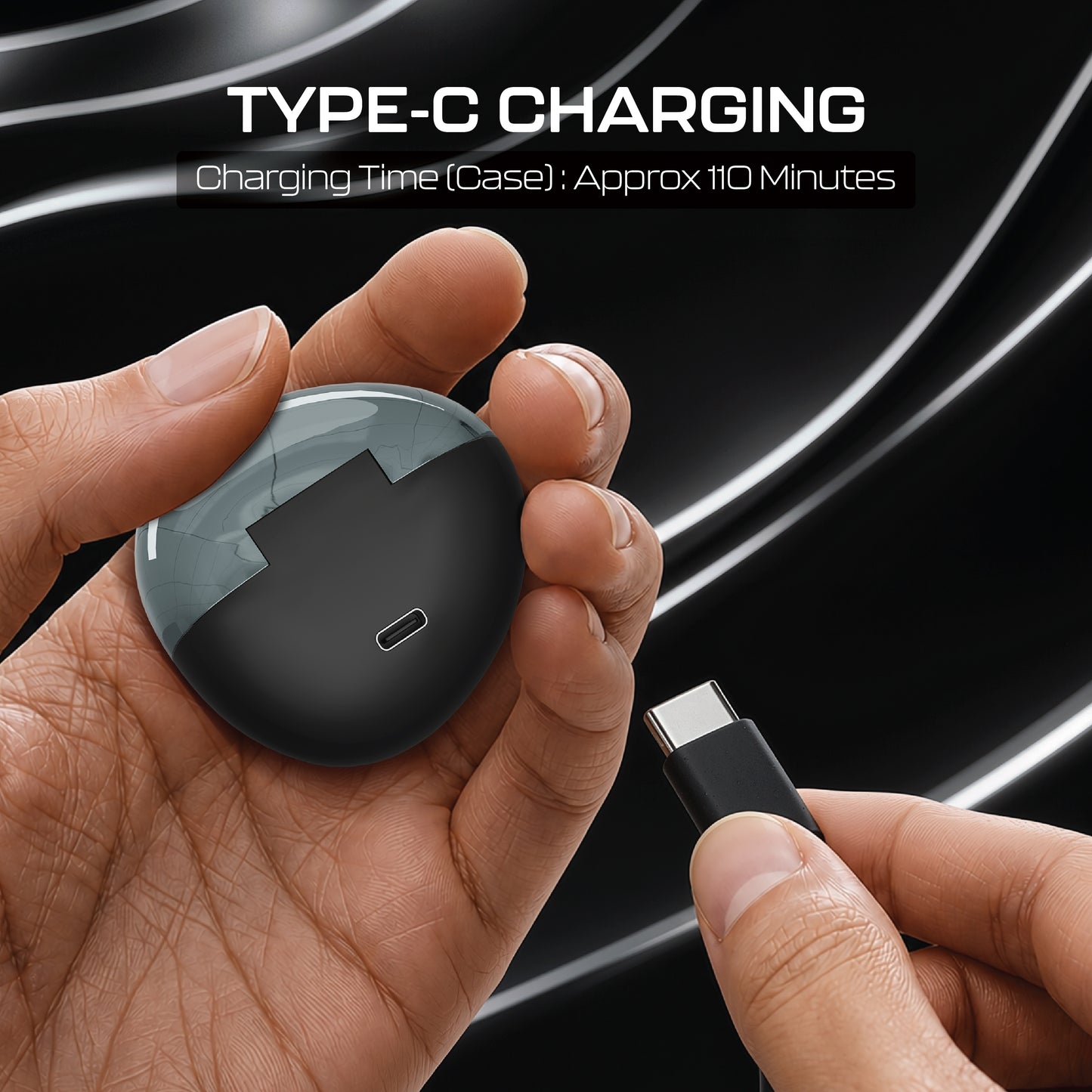Zingpods Clip OWS Earbuds Black