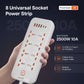 PowerSpan U8 with 8 Universal Socket & 4 USB 2 Type C Port (White)