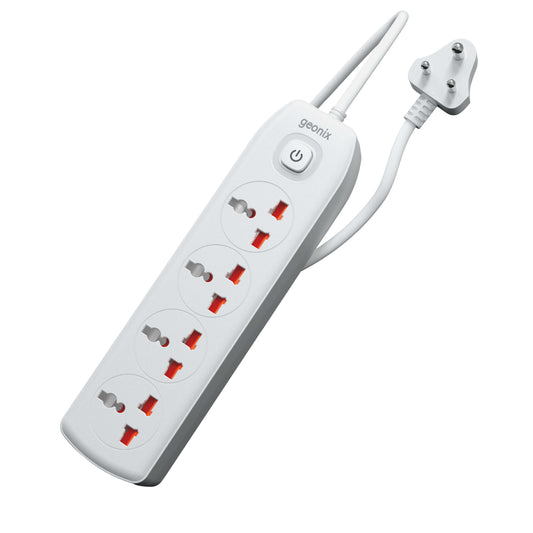 PowerSpan S4 PRO Extension Board with 4 Universal Sockets (White)