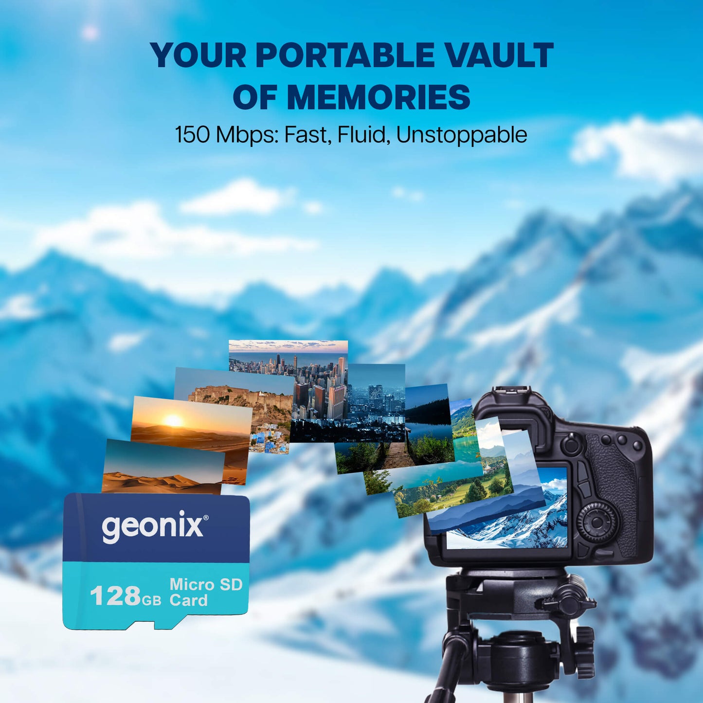 Geonix 128GB micro SD Memory Card