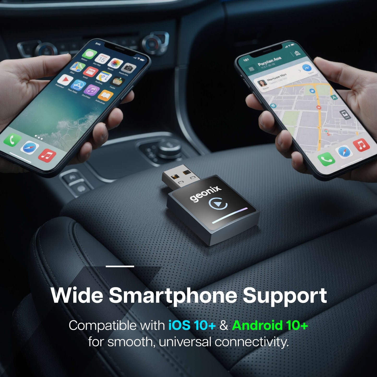 DashPlay 2-in-1 Wireless Car Receiver
