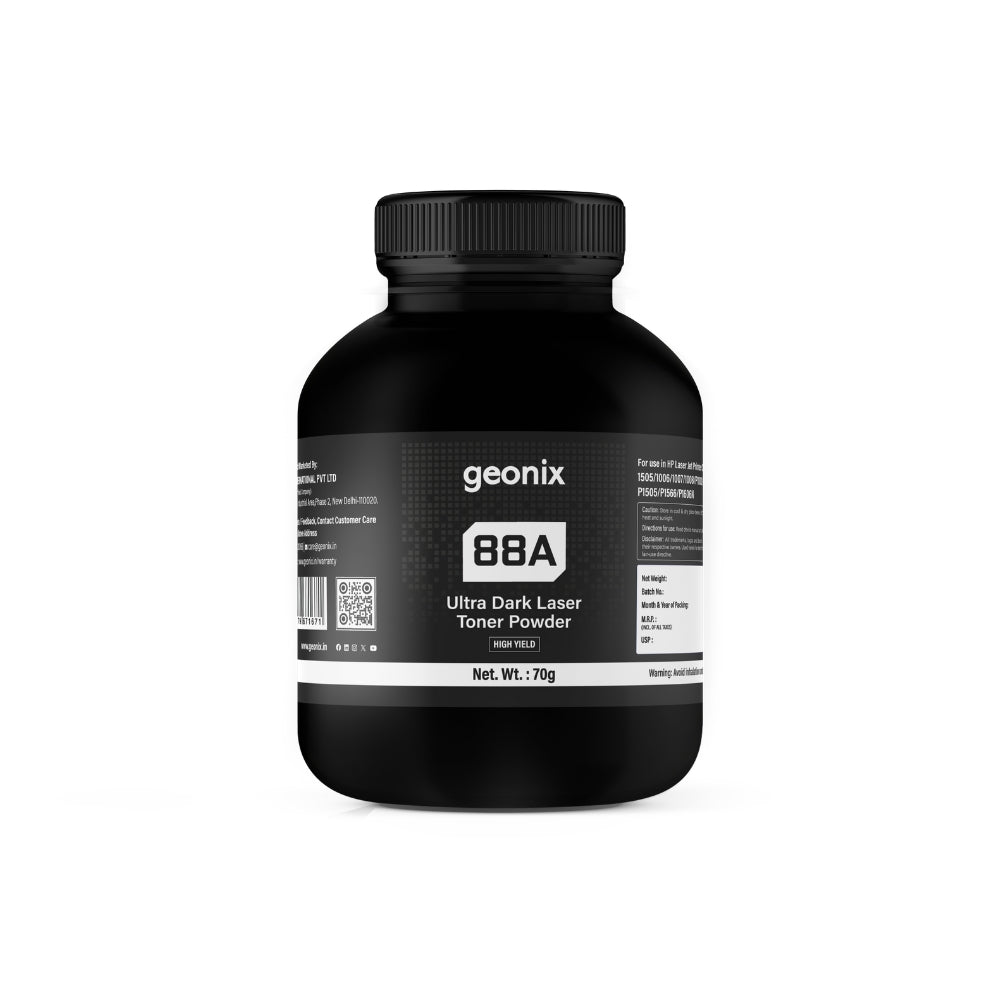 88a Powder Geonix 88A Ultra Dark Printer Toner Powder 100g