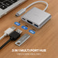 Type C to 3 in 1 MultiPort Hub Befit HD3