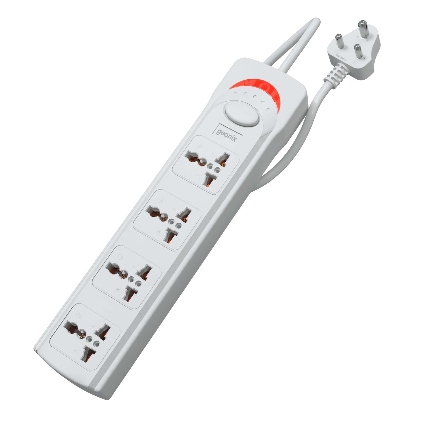 PowerSpan S4 Extension Board with 4 Universal Sockets (White)