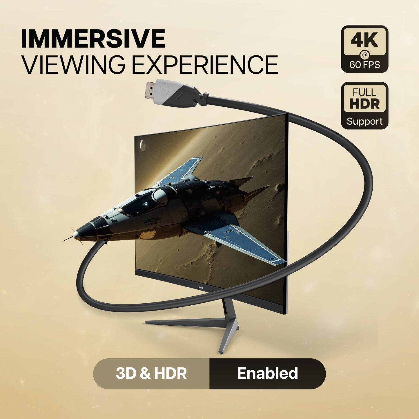 Geonix 5 Meter HDMI to HDMI Cable